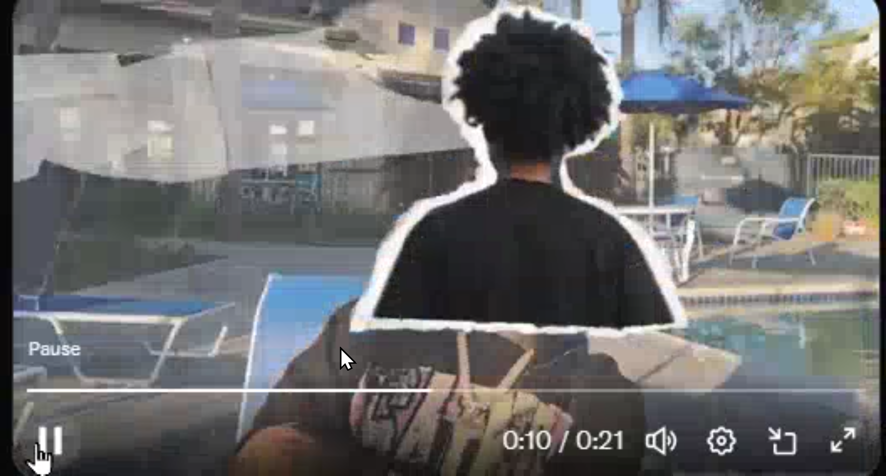 page cutout transition